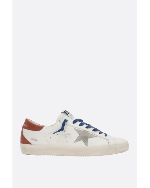 Golden Goose Super-Star smooth leather sneakers Man