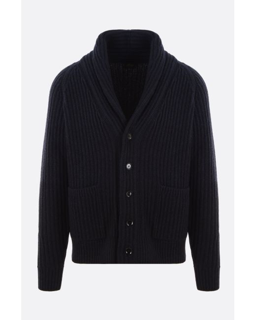 Brioni cashmere and wool cardigan Man