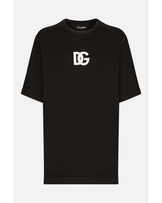 Dolce & Gabbana DG logo printed cotton t-shirt Man