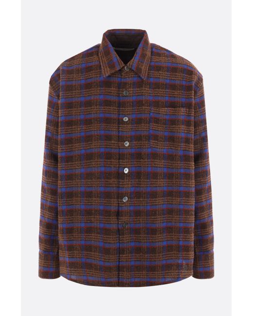 Our Legacy Above wool blend oversize shirt Man