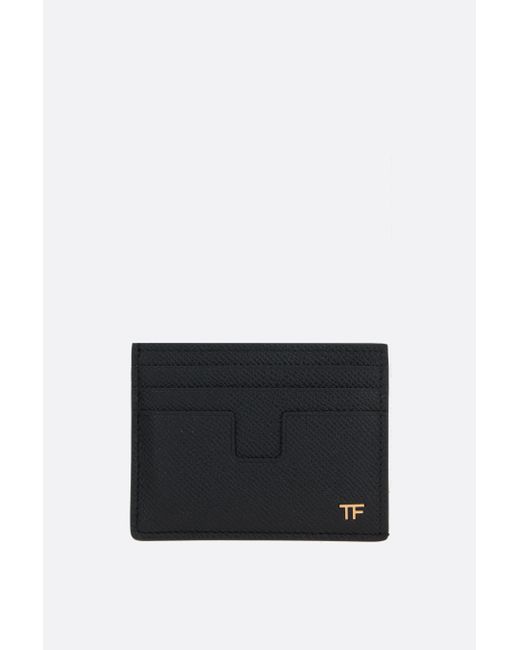 Tom Ford textured leather card case Man
