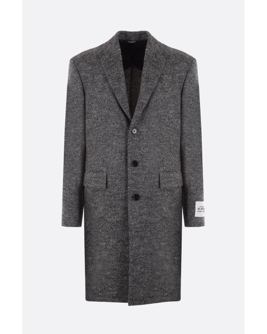 Dolce & Gabbana single-breasted wool coat Man