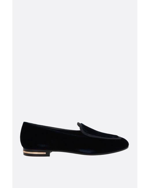 Giorgio Armani velvet loafers