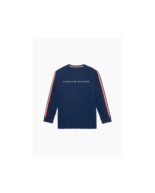 Tommy Hilfiger Adaptive Organic Cotton Long-Sleeve T-Shirt Navy Blazer S