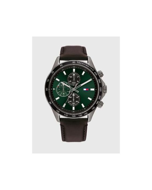 Tommy Hilfiger Sport Watch With Leather Strap