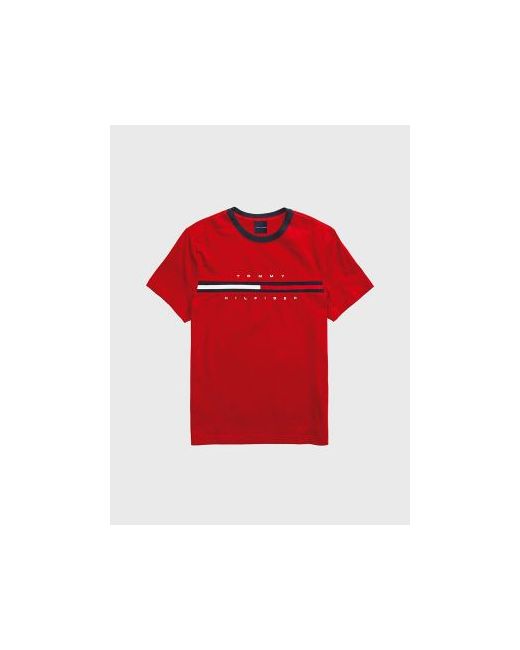 Tommy Hilfiger Adaptive Signature Stripe T-Shirt Primary L