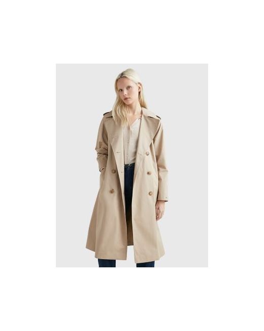 Tommy Hilfiger Solid Double-Breasted Trench Coat 4