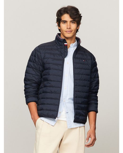 Tommy Hilfiger Recycled Packable Jacket Blue