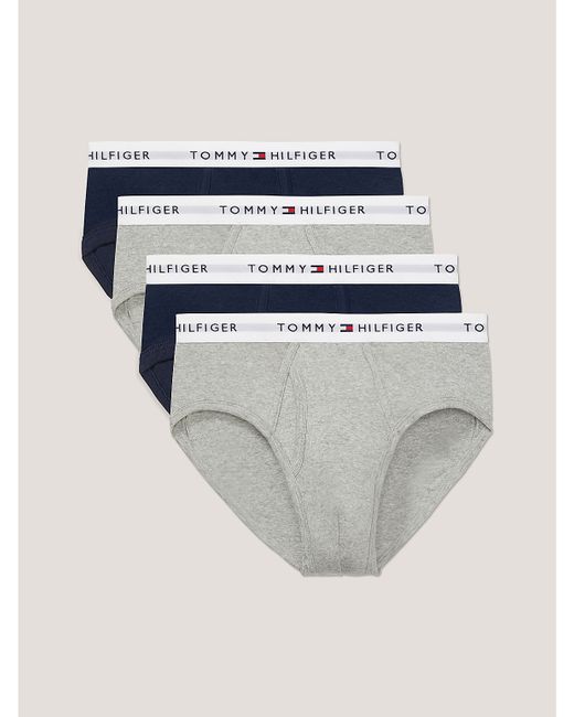 Tommy Hilfiger Cotton Classics Brief 4-Pack Grey