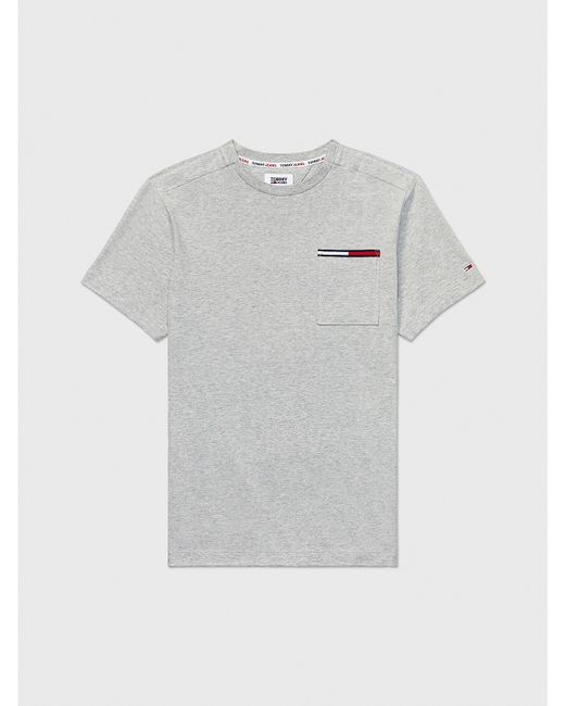 Tommy Hilfiger Flag Pocket T-Shirt Grey