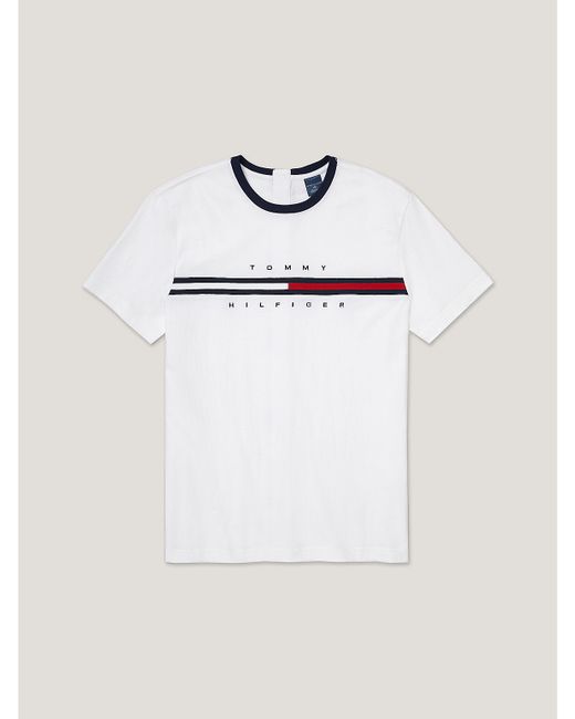 Tommy Hilfiger Seated Fit Signature Stripe T-Shirt