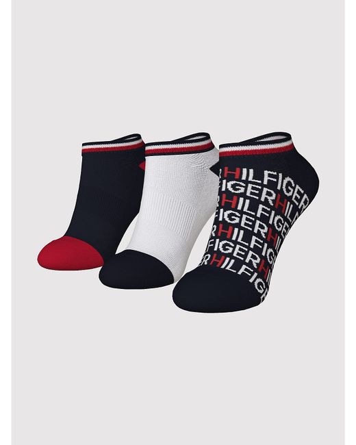 Tommy Hilfiger Ankle Sock 3-Pack Multi