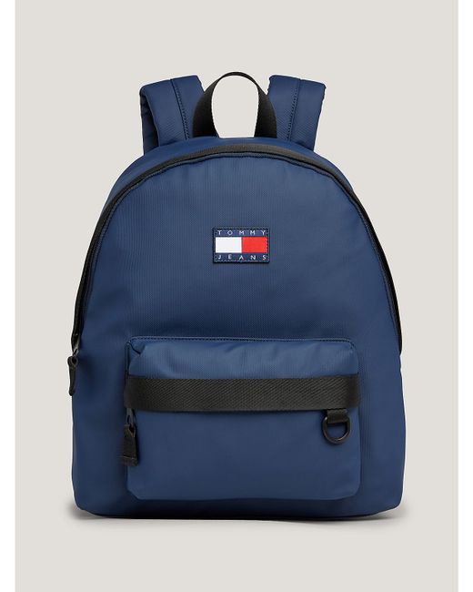 Tommy Hilfiger TJ Flag Logo Backpack Blue