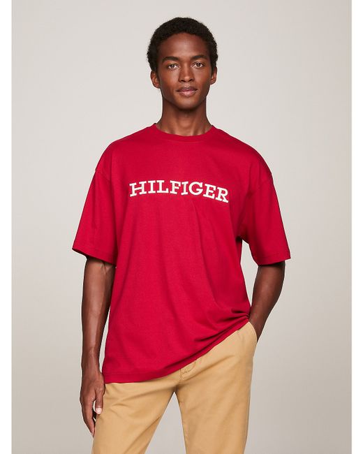 Tommy Hilfiger Embroidered Monotype Logo T-Shirt