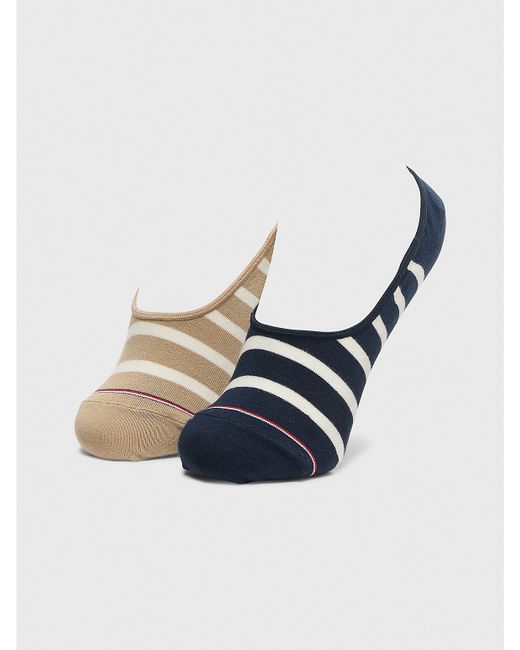 Tommy Hilfiger Stripe No-Show Sock 2-Pack Multi