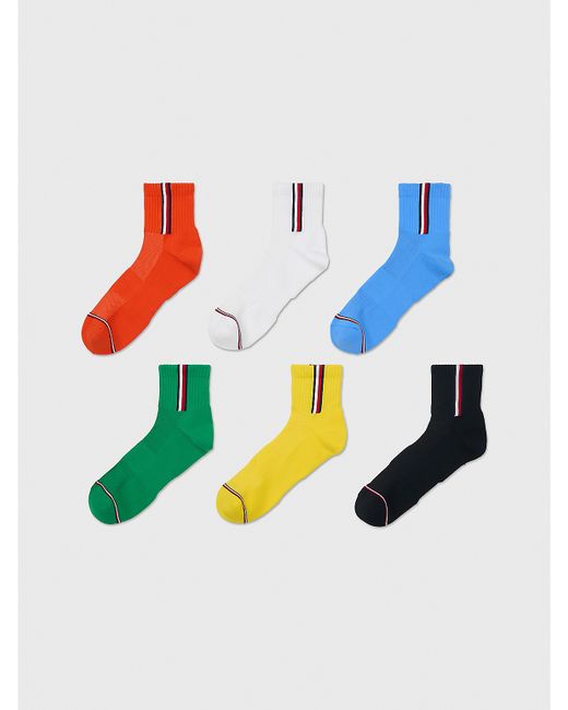 Tommy Hilfiger Quarter Top Athletic Sock 3-Pack Multi