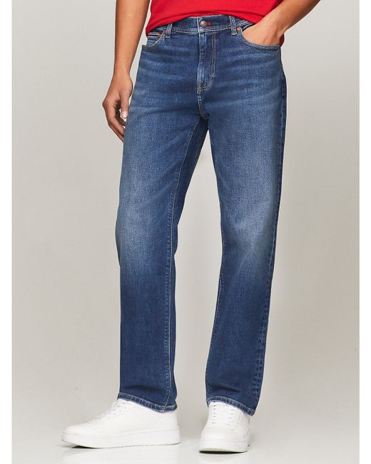 Tommy Hilfiger Relaxed Straight Fit Indigo Wash Jean
