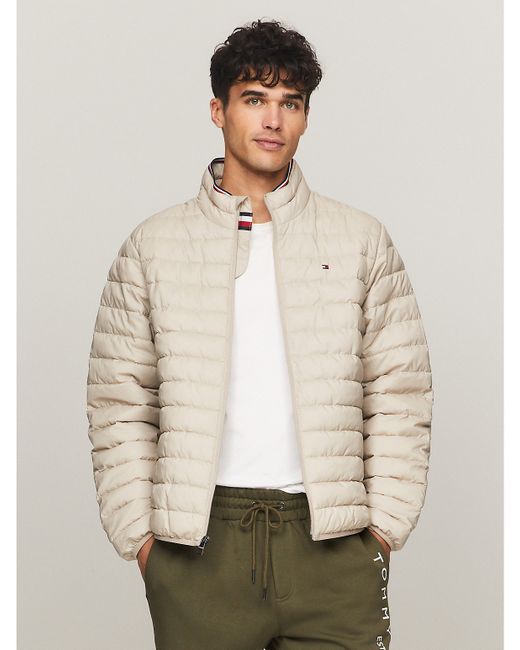 Tommy Hilfiger Recycled Packable Jacket Beige
