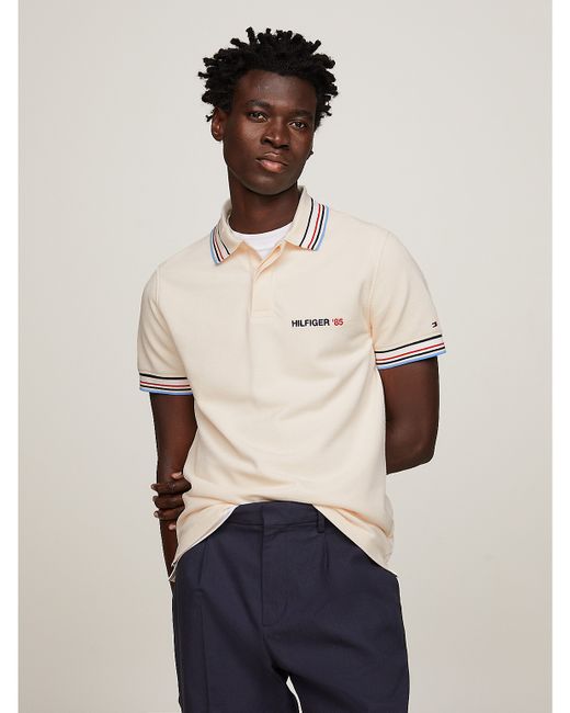 Tommy Hilfiger Regular Fit Stripe Tipped Polo