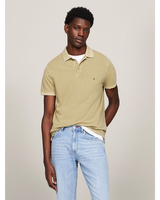 Tommy Hilfiger Regular Fit Garment-Dyed Polo