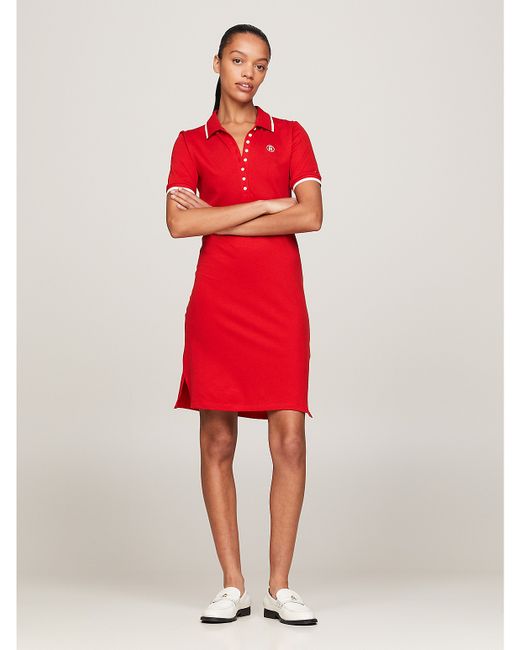 Tommy Hilfiger Slim Fit Tipped Polo Dress