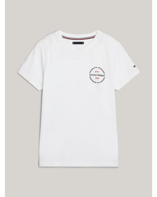 Tommy Hilfiger Slim Fit Round Logo T-Shirt