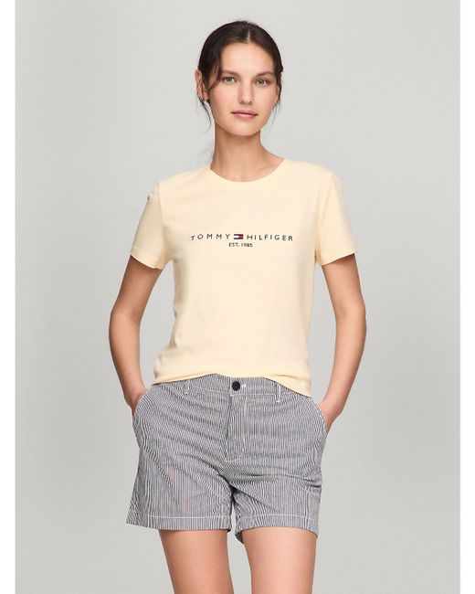 Tommy Hilfiger Embroidered Tommy Logo T-Shirt