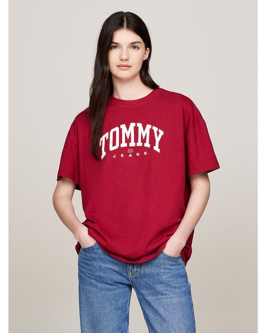 Tommy Hilfiger Oversized Fit Varsity Logo T-Shirt