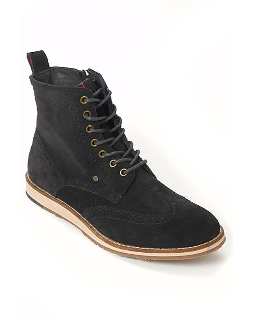 Tommy Hilfiger Leather Oxford Casual Boot Multi-Color