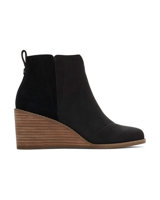 Toms suede heeled boot clare