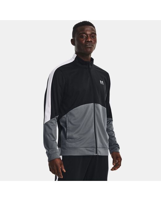 Under Armour Tricot Jacket Pitch Gray White