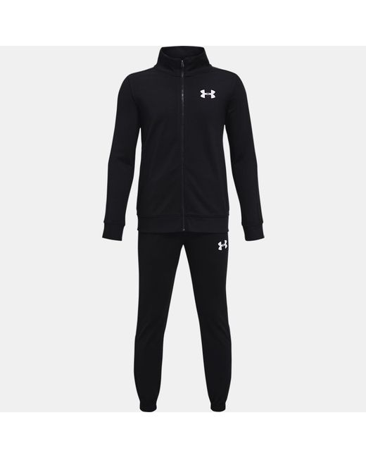 Under Armour Boys Rival Knit Tracksuit White YSM 50 54