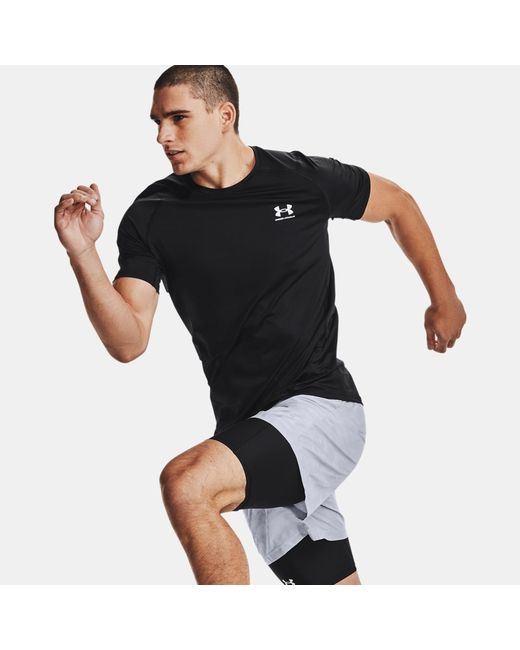 Under Armour HeatGear Fitted Short Sleeve White