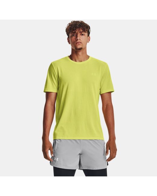 Under Armour Seamless Stride Short Sleeve Lime Reflective