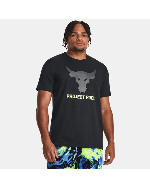 Under Armour Project Rock Brahma Bull Short Sleeve Pitch Gray