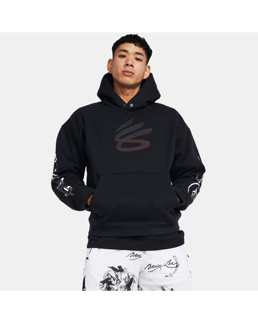 Under Armour Mens Curry x Bruce Lee Hoodie White