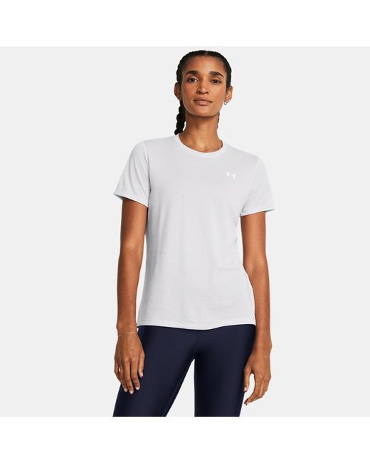Under Armour Tech Tiger Short Sleeve Halo White