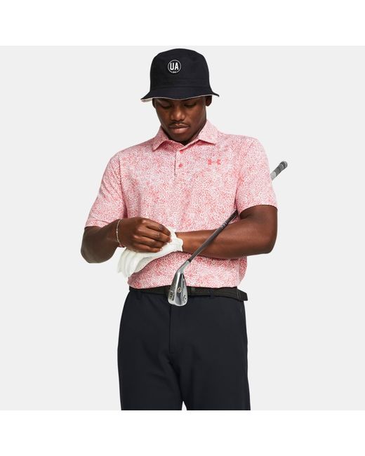 Under Armour Playoff 3.0 Printed Polo Coho White