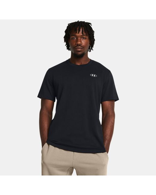 Under Armour Heavyweight Left Chest Patch Short Sleeve White