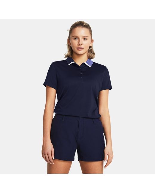 Under Armour Playoff Pitch Polo Midnight Navy Starlight