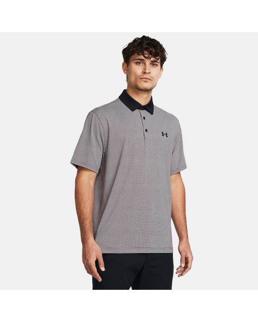 Under Armour Playoff 3.0 Printed Polo Red Solstice
