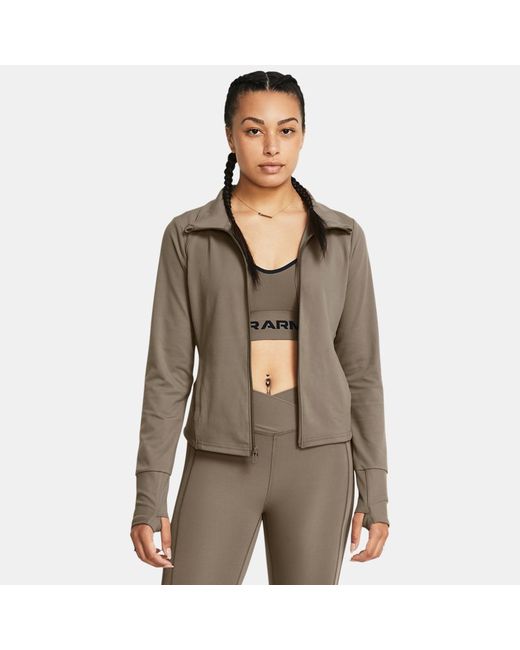 Under Armour Womens Meridian Jacket Taupe Dusk