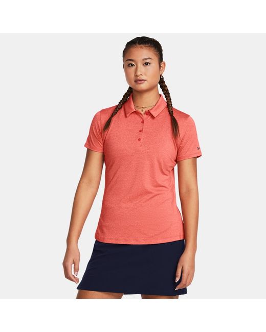 Under Armour Playoff Short Sleeve Polo Solstice Coho Midnight Navy