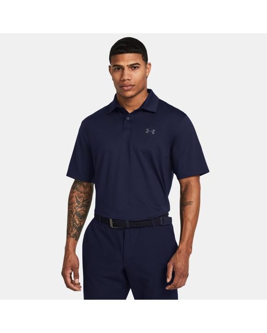 Under Armour Tee To Green Polo Midnight Navy Pitch Gray