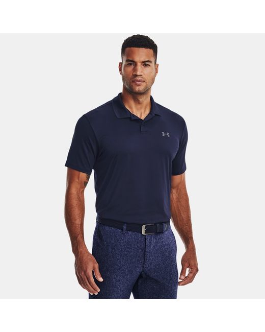 Under Armour Matchplay Polo Midnight Navy Pitch Gray