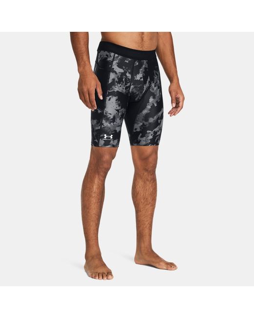 Under Armour Mens HeatGear Iso-Chill Printed Long Shorts White