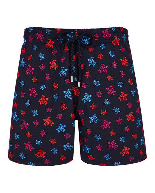 Vilebrequin Swim Trunks Embroidered Ronde Des Tortues Limited Edition Swimming Trunk Mistral