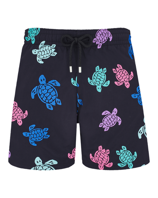 Vilebrequin Swim Trunks Embroidered Tortue Multicolore Limited Edition Swimming Trunk Mistral