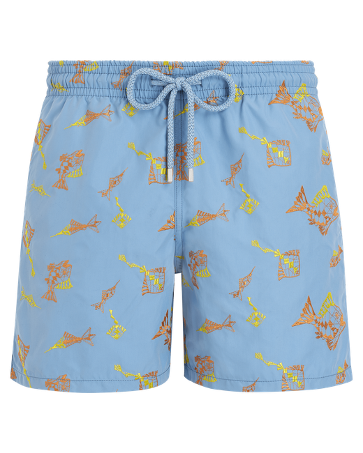 Vilebrequin Swim Trunks Embroidered Vatel Limited Edition Swimming Trunk Mistral