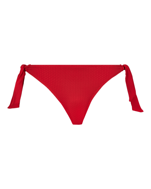 Vilebrequin Mini Brief Side Tie Bikini Bottom Plumetis Swimming Trunk Flamme